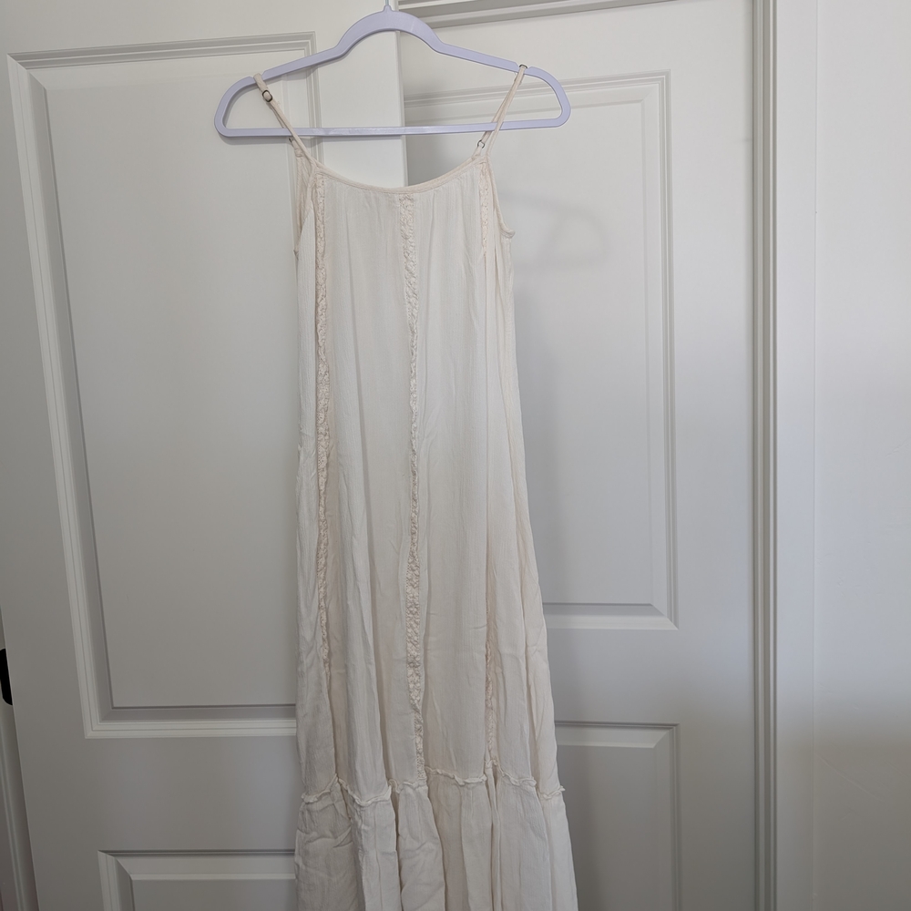 Ripcurl Flowy Cream Halter Dress - Picture 2 of 7